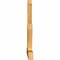 Ekena Millwork Saratoga Rough Sawn Timber Gable Bracket, Western Red Cedar, 84"W x 53"H x 4"D x 6"F, 15/12 Pitch GBW084X53X0406SAR00RWR - alternate 3